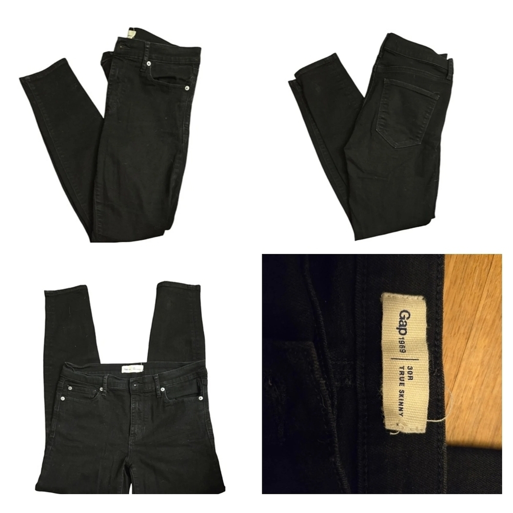 GAP Black Skinny Jeans Classic Style 30R